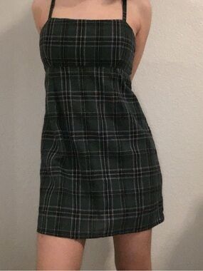 Plaid Mini Dress